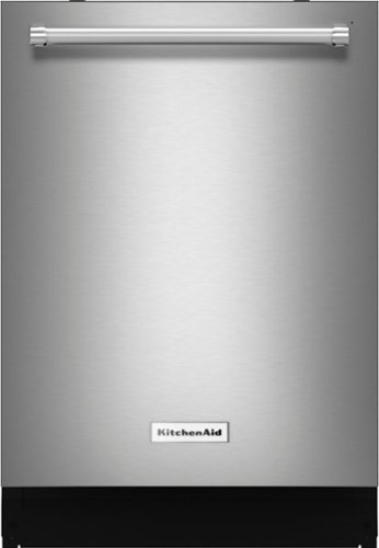  KitchenAid - 24&quot; Top Control Built-In Dishwasher with Stainless Steel Tub - Stainless Steel