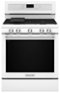 KitchenAid - 5.8 Cu. Ft. Self-Cleaning Freestanding Gas True Convection Range with Even-Heat - White-Front_Standard