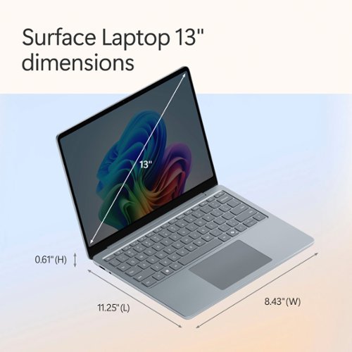 Microsoft Surface Laptop - Copilot+ PC - 13 Touch-Screen - Snapdragon X Plus - 16GB - 512GB SSD (Latest Model) - Ocean SHOP ONLINE