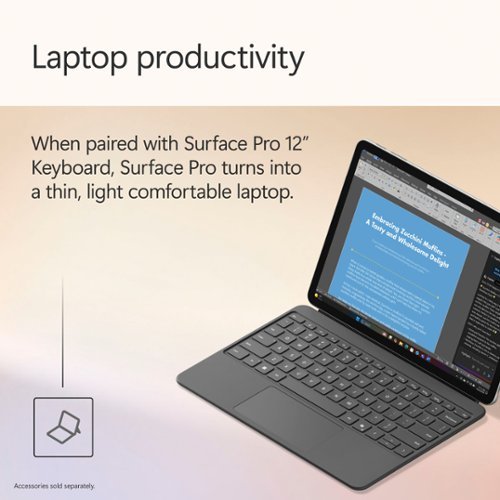Microsoft Surface Pro - Copilot+ PC - 12 Touch-Screen - Snapdragon X Plus - 16GB Memory - 256GB SSD - Device Only (Latest Model) - Platinum WORLDWIDE DELIVERY