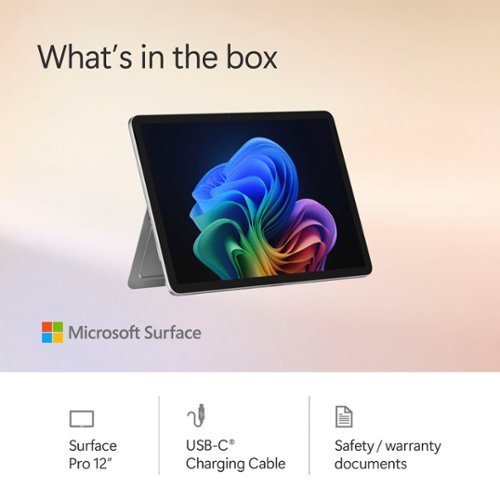 Microsoft Surface Pro - Copilot+ PC - 12 Touch-Screen - Snapdragon X Plus - 16GB Memory - 512GB SSD - Device Only (Latest Model) - Platinum GLOBAL SHIPPING