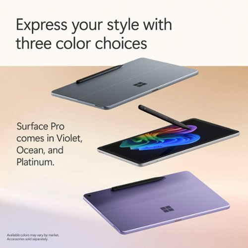 Microsoft Surface Pro - Copilot+ PC - 12 Touch-Screen - Snapdragon X Plus - 16GB Memory - 512GB SSD - Device Only (Latest Model) - Ocean BUY ONLINE