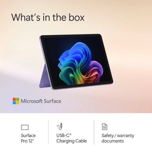 Microsoft Surface Pro - Copilot+ PC - 12 Touch-Screen - Snapdragon X Plus - 16GB Memory - 512GB SSD - Device Only (Latest Model) - Violet GLOBAL SHIPPING