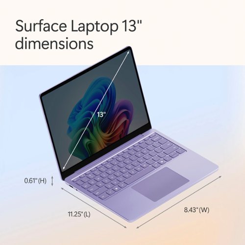 Microsoft Surface Laptop - Copilot+ PC - 13 Touch-Screen - Snapdragon X Plus - 16GB - 512GB SSD (Latest Model) - Violet SHOP ONLINE