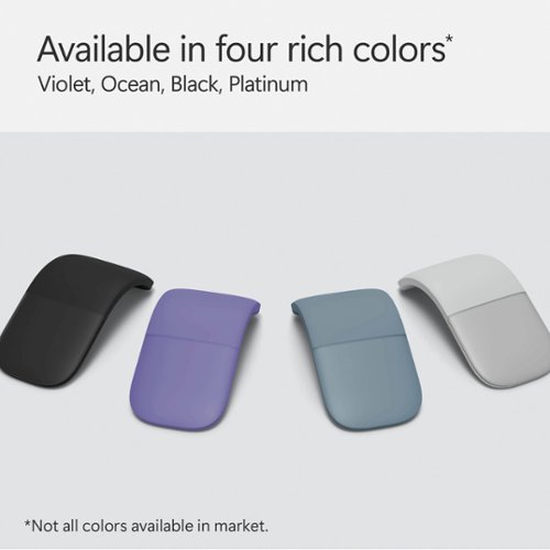 Microsoft Surface Arc Bluetooth BlueTrack Ambidextrous Mouse - Wireless - Ocean WORLDWIDE DELIVERY