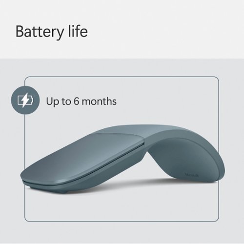 Microsoft Surface Arc Bluetooth BlueTrack Ambidextrous Mouse - Wireless - Ocean GLOBAL SHIPPING