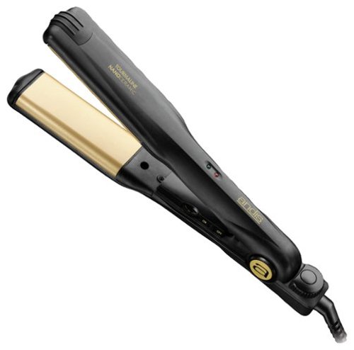  Andis - 1-1/2&quot; Curved Edge Professional Heat Flat Iron - Black
