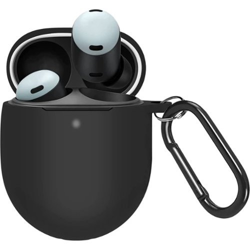 SaharaCase Anti-Slip Silicone Case for Google Pixel Buds Pro 2 Headphones - Black WORLDWIDE DELIVERY