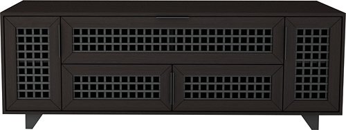  Sanus - TRILLIUM63 A/V Media Center for Most Flat-Panel TVs Up to 70&quot; - Brown
