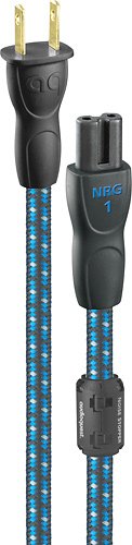  AudioQuest - NRG-1 6' AC Power Cable - Black/Blue/Gray