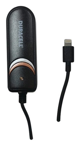  Duracell - Lightning 1-Amp Wall Charger - Black
