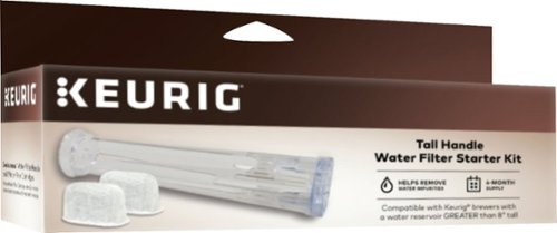  Keurig - Tall Handle Water Filter Starter Kit - Clear