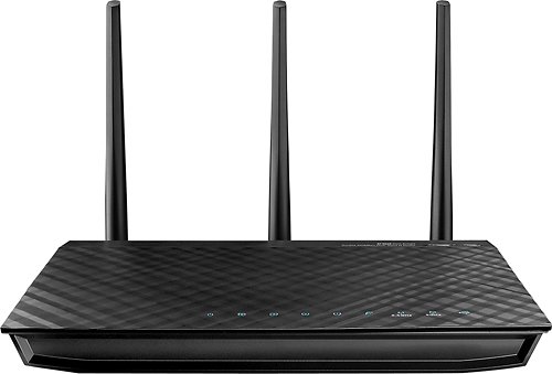  ASUS - N900 Dual-Band Wi-Fi Router - Black