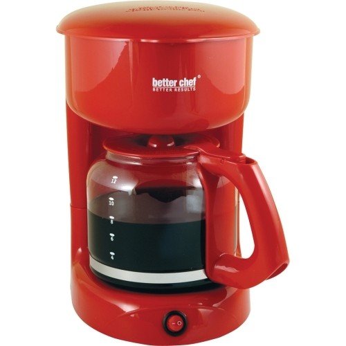  Better Chef - 12-Cup Coffee Maker - Red