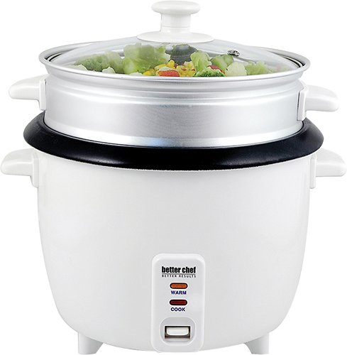  Better Chef - 10-Cup Rice Cooker - White