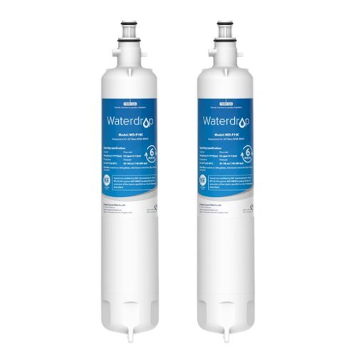 Waterdrop - WD-F19C-2 Refrigerator Water Filter 2-Pack - White-Front_Standard 