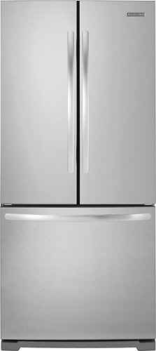  KitchenAid - 19.6 Cu. Ft. French Door Refrigerator - Monochromatic Stainless-Steel