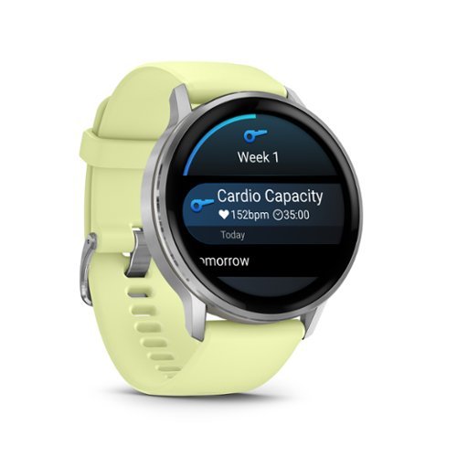 Garmin Venu 4 GPS Smartwatch 45 mm Fiber-reinforced polymer - Silver - (2025) WHERE TO BUY