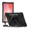 SaharaCase - Samsung Galaxy Tab S11 Ultra Heavy Duty Case | Hand Strap & Shoulder Strap | Anti-Shock Corners | Raider-X Series - Scorpion Black-Front_Standard