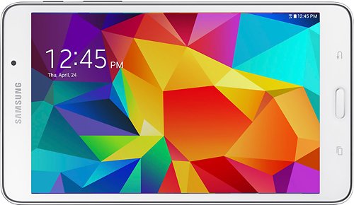  Samsung - Geek Squad Certified Refurbished Galaxy Tab 4 7.0 - 8GB - White