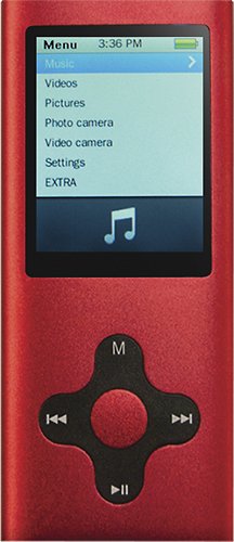 Sony - 180 Pro 4GB* Video MP3 Player - Red-Front_Standard 