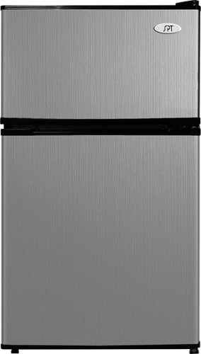 SPT - 3.1 Cu. Ft. Mini Fridge - Stainless Steel-Front_Standard 