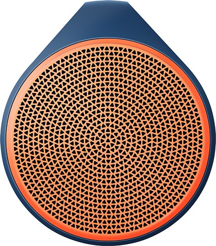 Logitech - X100 Portable Bluetooth Speaker - Orange