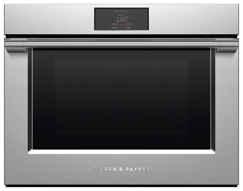 Fisher & Paykel - Professional combination steam oven with 23 functions touch-screen tall - Stainless Steel