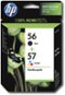 HP - 56/57 2-Pack Ink Cartridges - Black/Cyan/Magenta/Yellow-Front_Standard