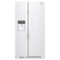 Whirlpool - 36-inch Wide Side-by-Side Refrigerator - 24 cu. ft. - White-Front_Standard