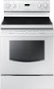 Samsung - 5.9 Cu. Ft. Self-Cleaning Freestanding Electric Convection Range - White-Front_Standard