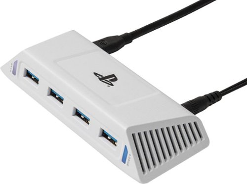 PowerA 4-Port USB 5Gbps Hub Adapter for PlayStation®5 - White