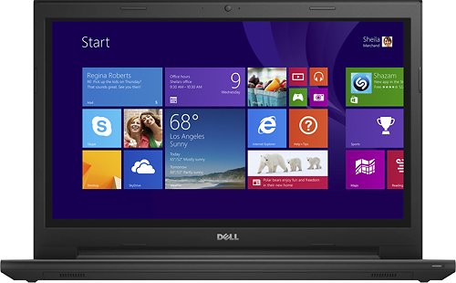  Dell - Inspiron 15.6&quot; Touch-Screen Laptop - Intel Core i3 - 4GB Memory - 500GB Hard Drive - Black