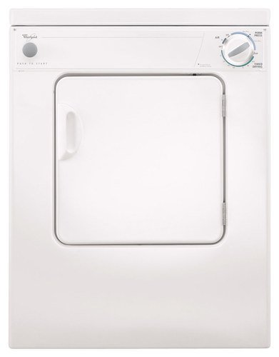  Whirlpool - 3.4 Cu. Ft. 3-Cycle Electric Dryer - White