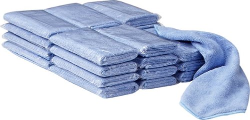  Dynex™ - Microfiber Cleaning Cloths (24-Pack) - Blue