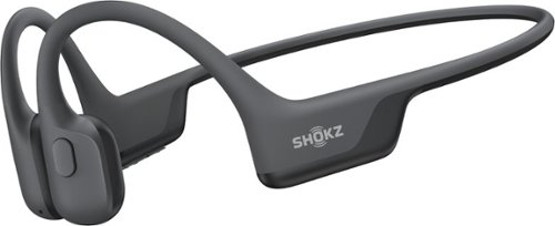 Shokz - OpenRun Air 2 Wireless Bone Conduction Open-Ear Bluetooth Sports Headphones - Black