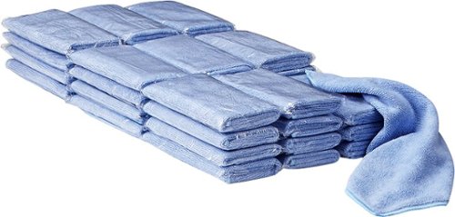  Dynex™ - Microfiber Cleaning Cloths (36-Pack) - Blue
