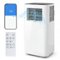 Costway - 14000 BTU Portable Air Conditioner with WiFi APP/Remote Control, Sleep Mode - White-Front_Standard