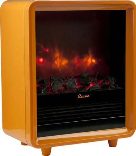  Fireplace Electric Heater - Orange