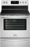 Frigidaire - Gallery 30" Self-Cleaning Freestanding Electric Convection Range - Stainless Steel-Front_Standard