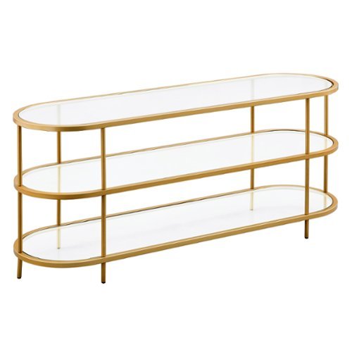 Camden&Wells - Inga TV Stand for Most TVs up to 60" - Brass-Angle_Standard 