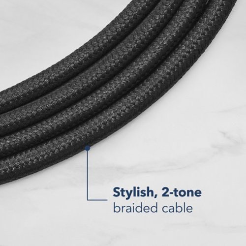 Insignia™ 4' / 6' / 10' USB to USB-C Braided Charge-and-Sync Cables (3-Pack) - Black BUY IN EUROPE