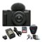 Sony - ZV-1F Vlog Camera for Content Creators and Vloggers (Black) Bundle-Front_Standard