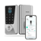 DESLOC - D110 Plus Wi-Fi Smart Lock, Fingerprint Keyless Deadbolt, No Bridge, Remotely App Control - Silver-Front_Standard