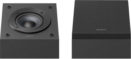 Sony - Dolby Atmos enabled upfiring height Speakers (2025) pair - Black
