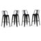 Simpli Home - Rayne Metal Bar Stool (Set of 4) - Black-Front_Standard