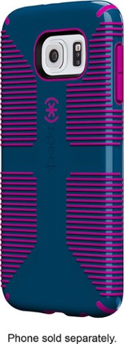  Speck - CandyShell Grip Case for Samsung Galaxy S6 edge Cell Phones - Deep Sea Blue/Lipstick Pink