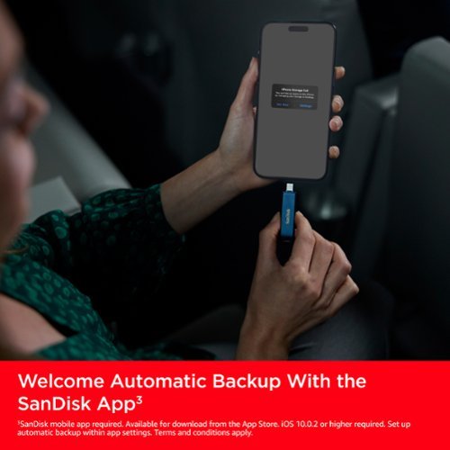 SANDISK 256GB USB Flash Drive for iPhone Lightning and USB Type-C Metallic Sky - Blue BUY ONLINE