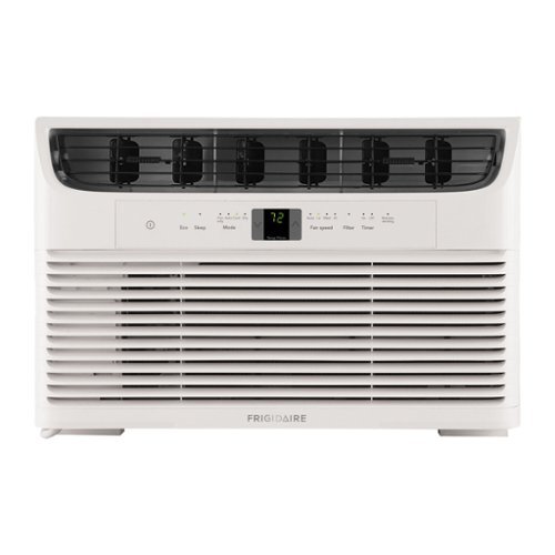 Frigidaire - 115V 6,000 BTU 250 Sq. Ft. Smart Window Air Conditioner with Remote - White