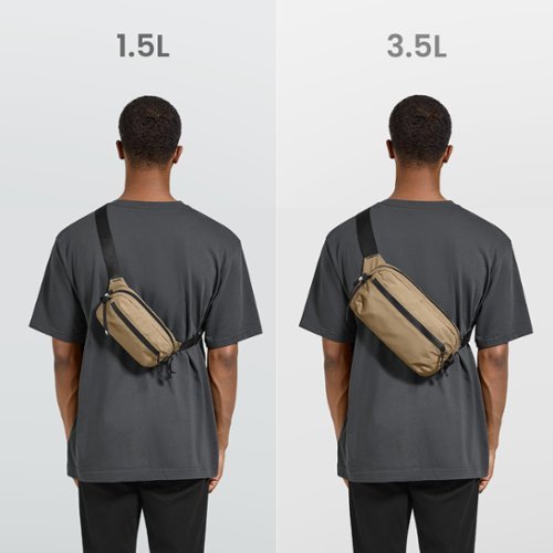 tomtoc Aviator-T33 3.5L Sling Bag with RFID Blocking, Minimalist Crossbody Bag Chest Bag Shoulder Pack for Travel, Daily Use - Khaki BUY ONLINE